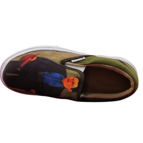 WOMEN'S PRINTED CANVAS SNEAKERS "FRIDA & DIEGO" - Picture 3 of 6
